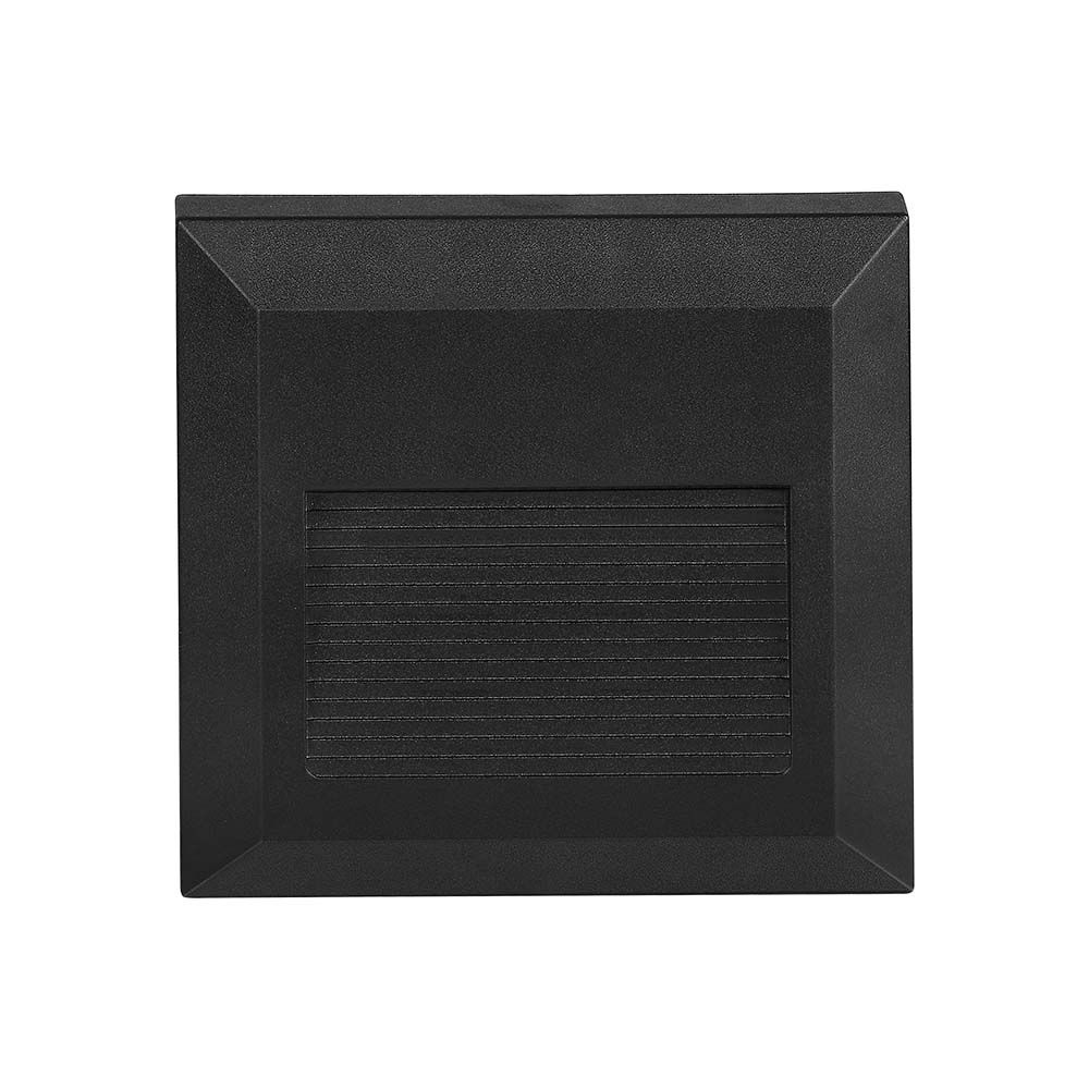 2W LED Step Black Body Square 3000K img 2