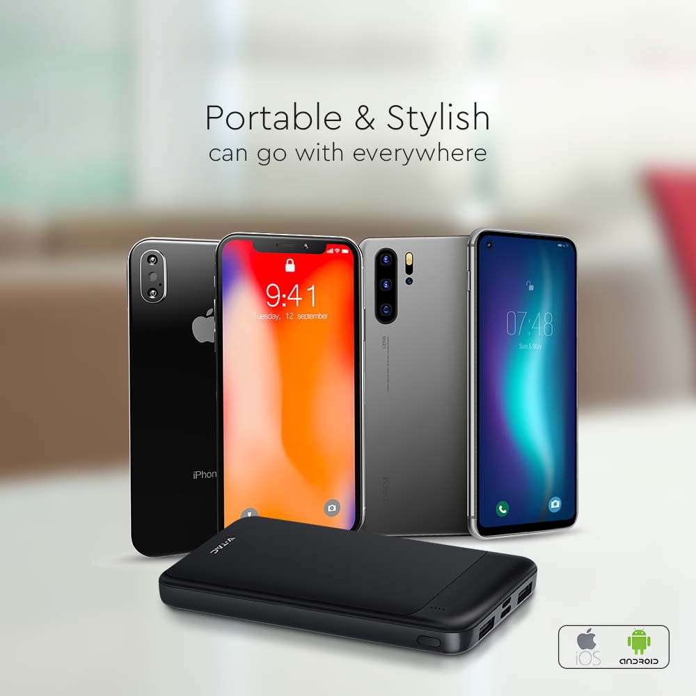 Power Bank 10.000 mAh Colore Nero img 3