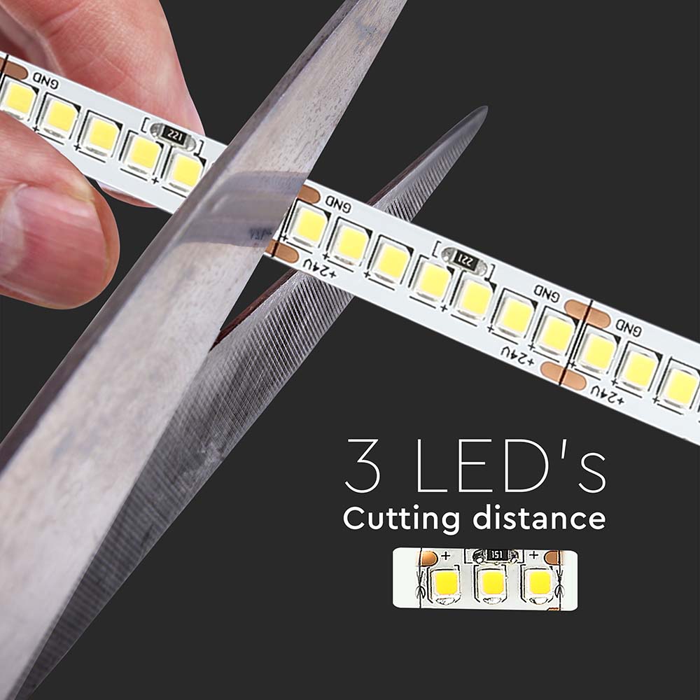 LED Strip SMD2835 - 238 LEDs 24V IP20 3000K  135LM/W img 3