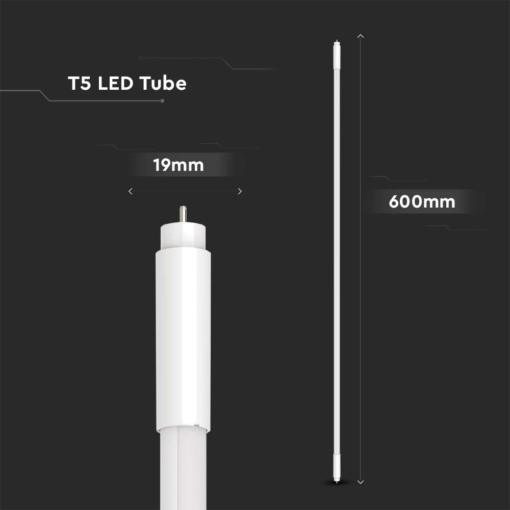 Tubo LED T5 8W 100LM/W G5 60cm 6500K