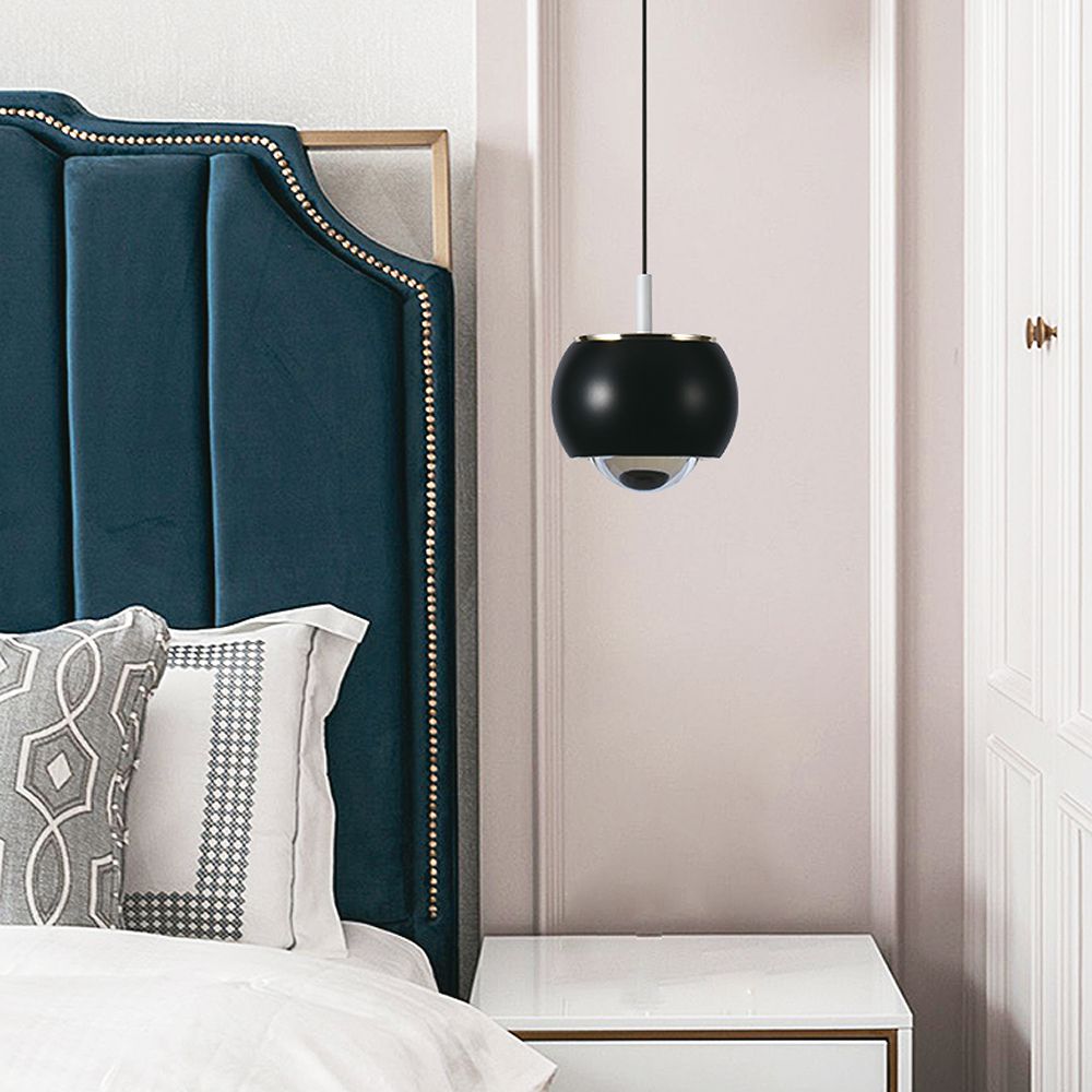 9W LED Designer Hanging Lamp (10*10*100CM) Black 3000K