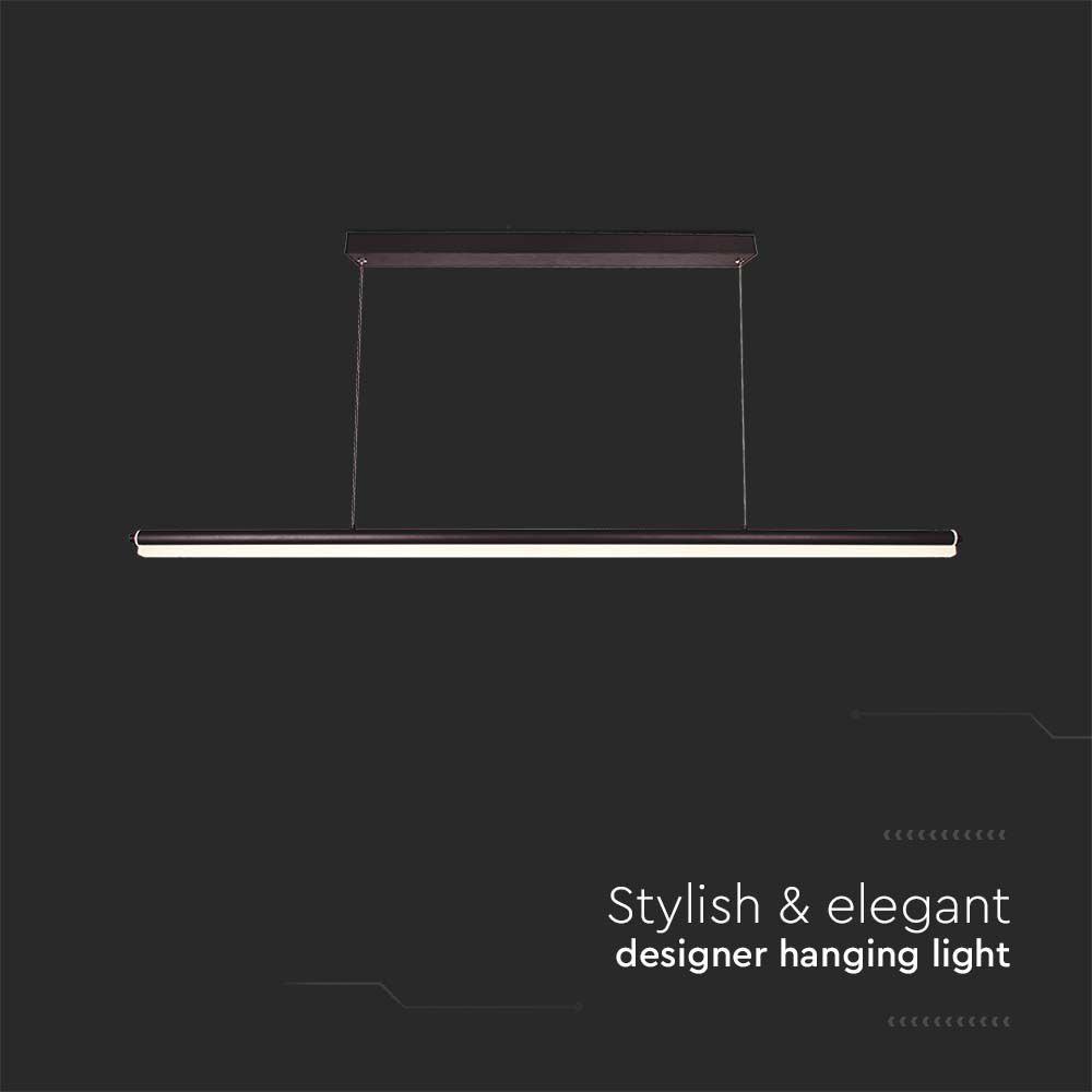  LED Lampada a sospensione di design Line Nera img 1