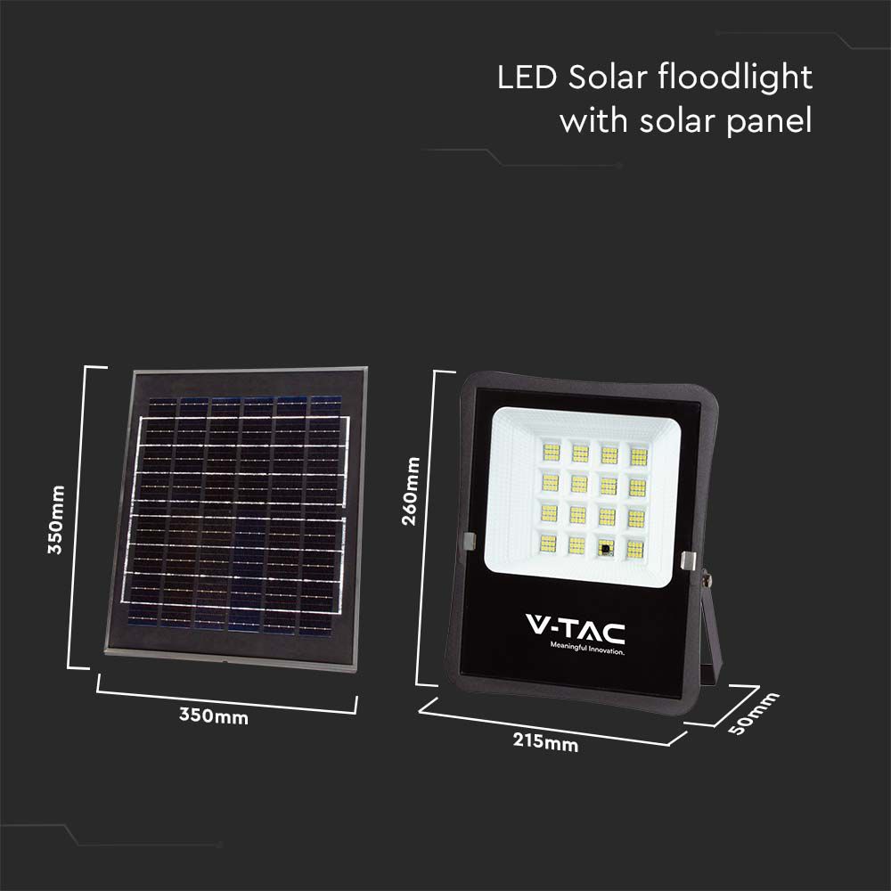 12W Solar Flodlight 4000K