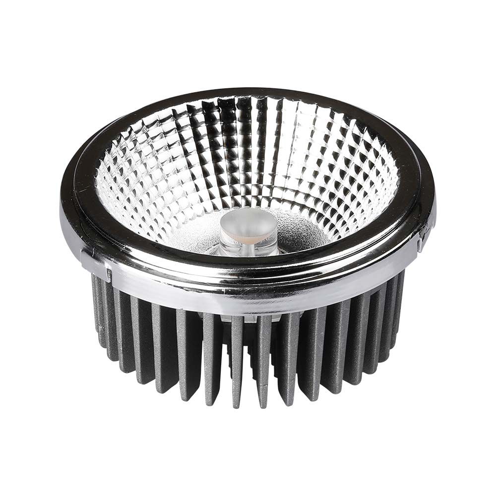 LED Spotlight - AR111 20W Changeable Reflector 40`D/20`D Silver 4000K img 1