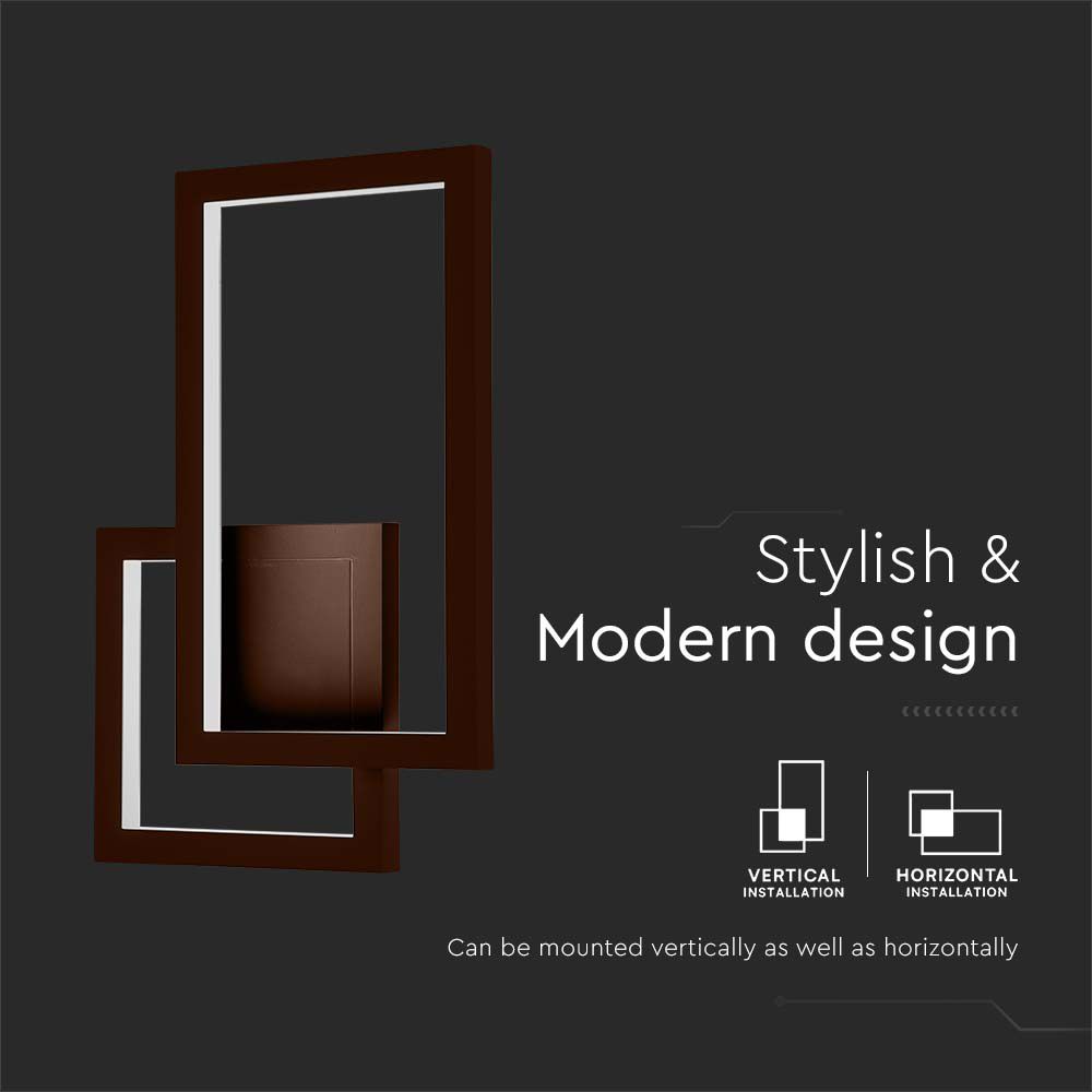 Lampada LED da Muro 20W Colore Corten 3000K IP20