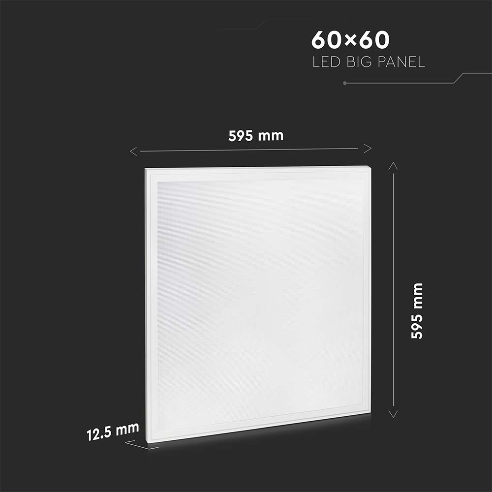 LED Panel 40W 600 x 600 mm 6400K Incl Driver 6PCS SET