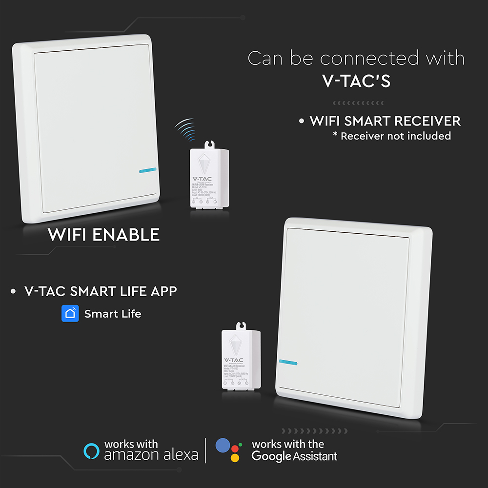 Wireless Switch 1 Gang IP54 img 2