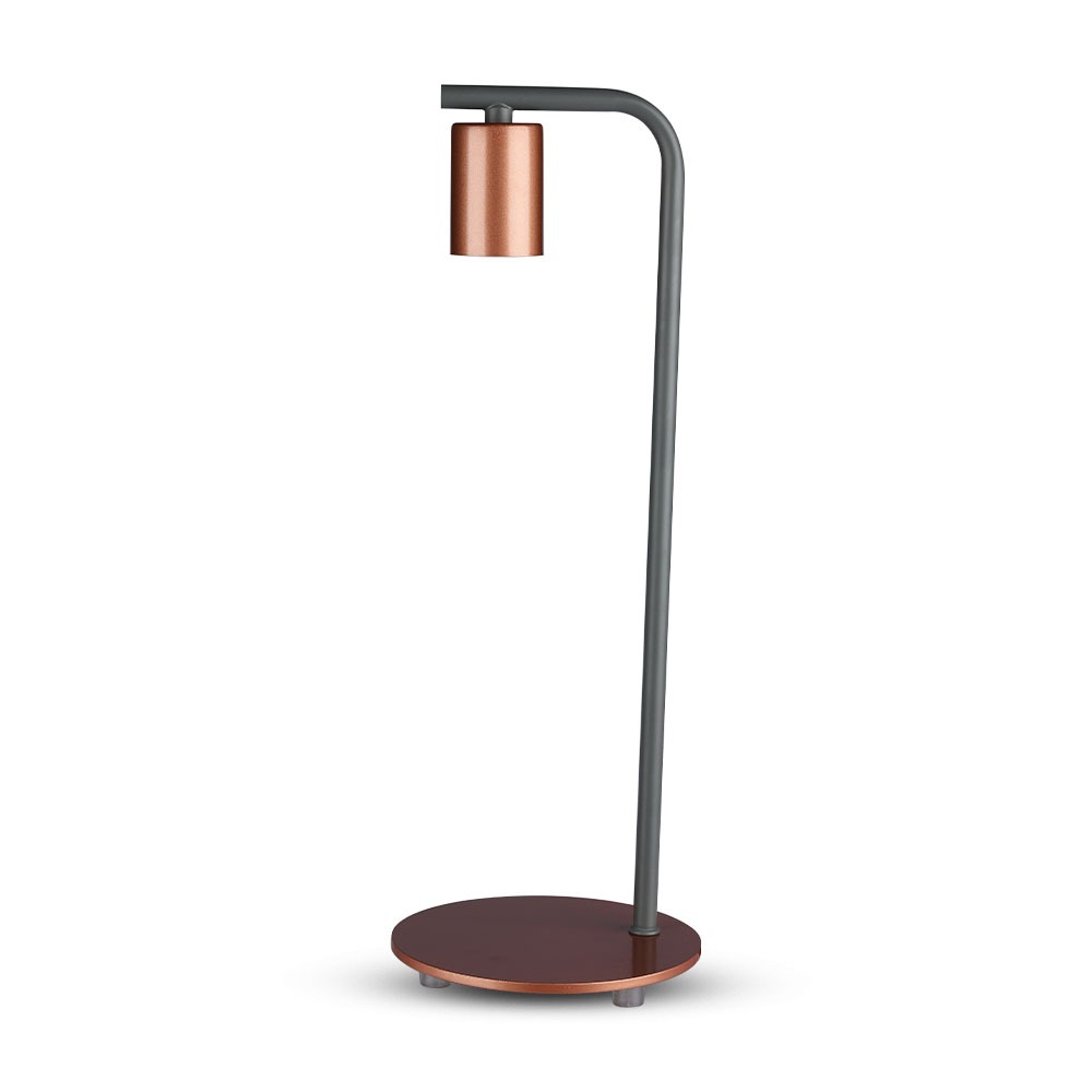 Lampada da tavolo di design E27 Holder Switch Bronzato rosso