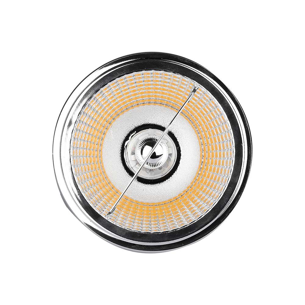 LED Spotlight - AR111 20W Changeable Reflector 40`D/20`D Silver 4000K img 2