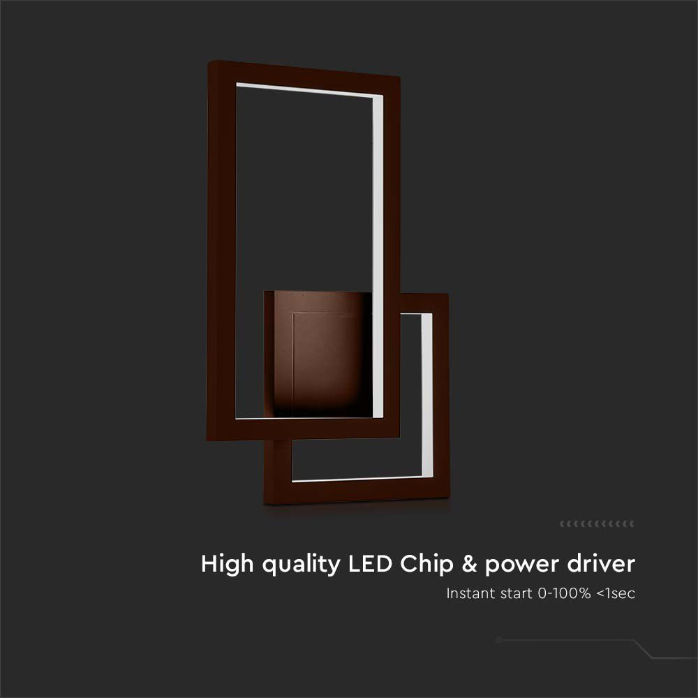 Lampada LED da Muro 20W Colore Corten 3000K IP20 img 2