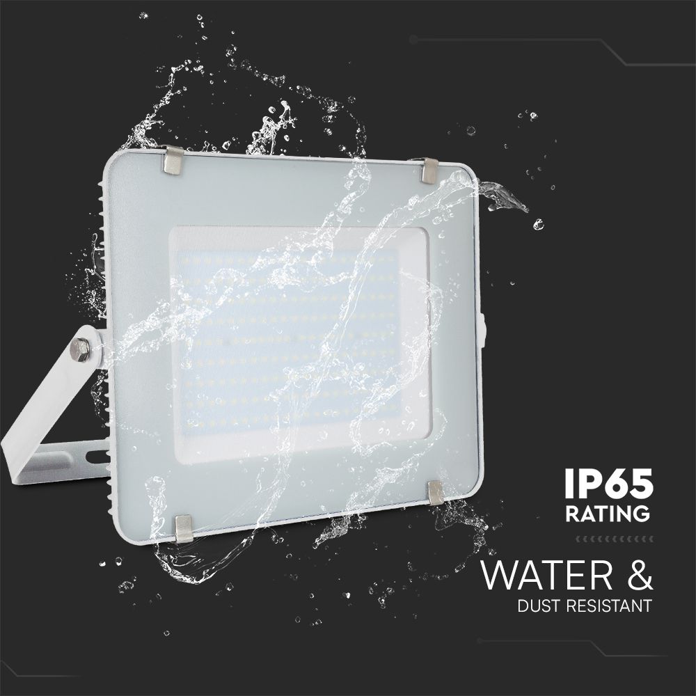 200W LED Floodlight SMD SAMSUNG CHIP G2 White Body 6400K img 2