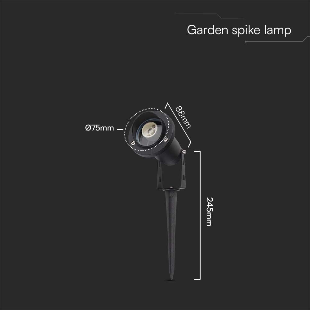 Garden Spike Aluminium Mini GU10 (105*75*245mm)