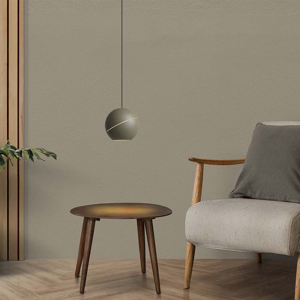 Lampadario LED a Sospensione 8.5W a Forma di Campana Colore Champagne 12x160cm Regolabile Touch On/Off img 1