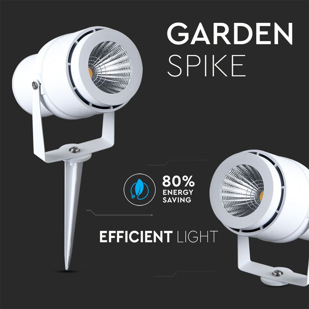 12W LED picchetto per Giardino Corpo Bianco Luce Verde