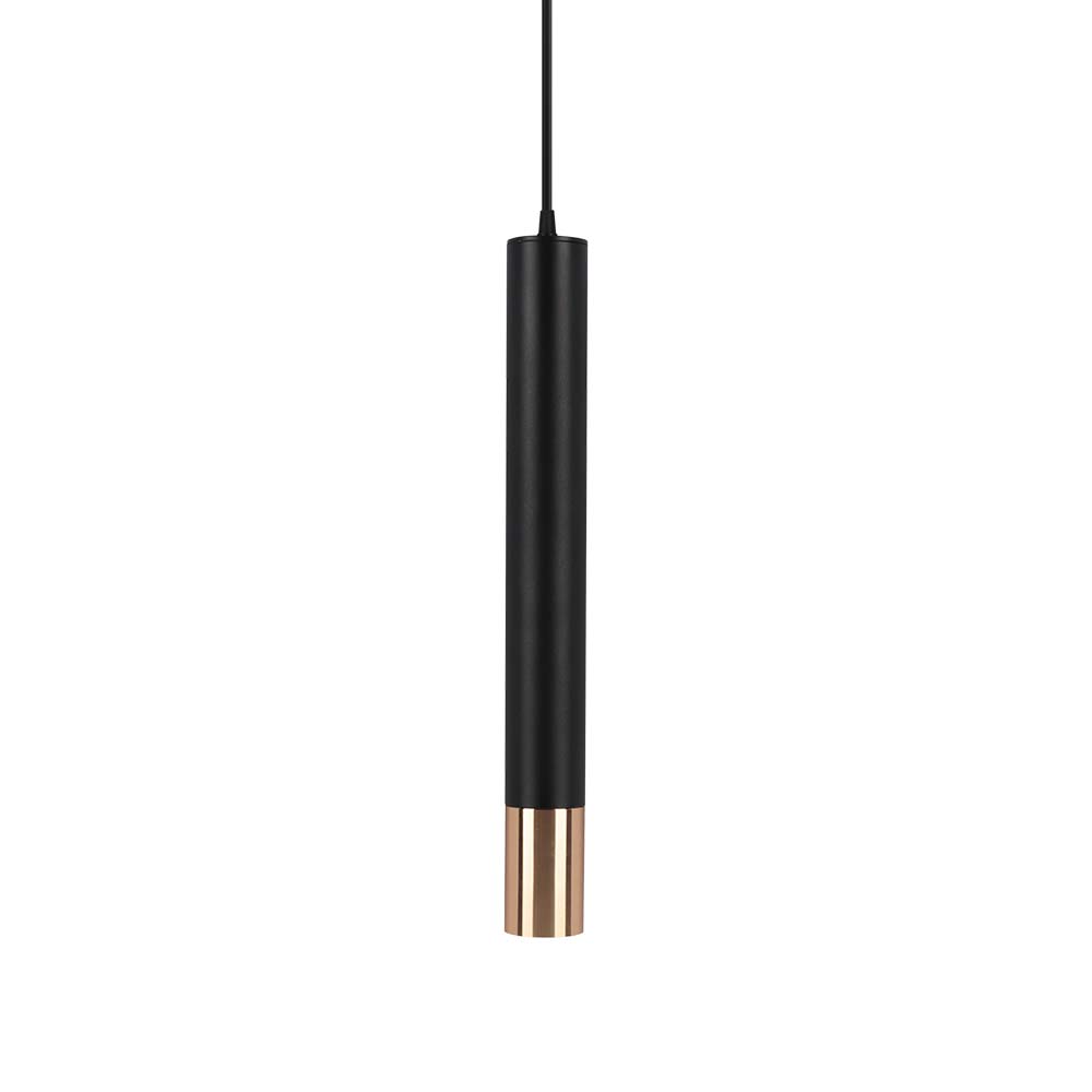 1*GU10 Hanging Pendant Black Gold D 60*500MM img 1
