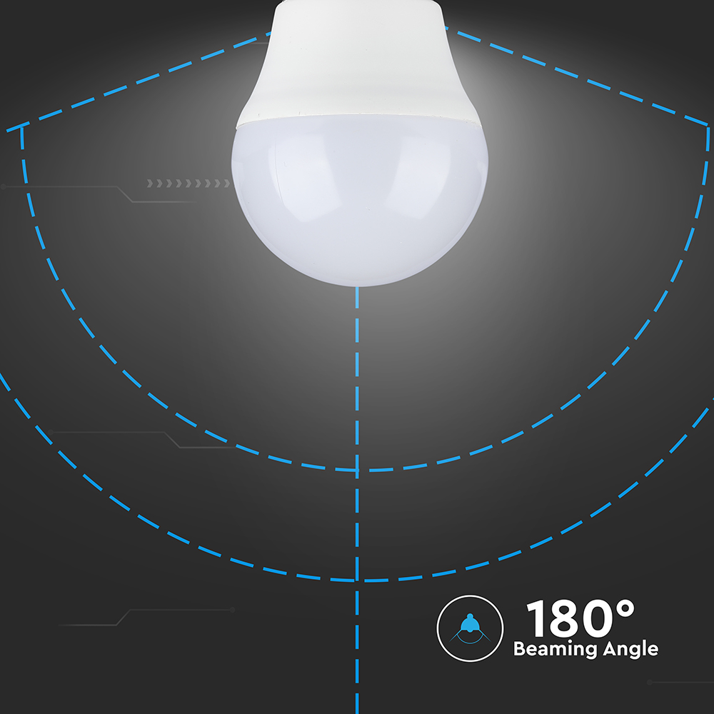 LED Bulb - 6.5W E27 G45 6500K img 2