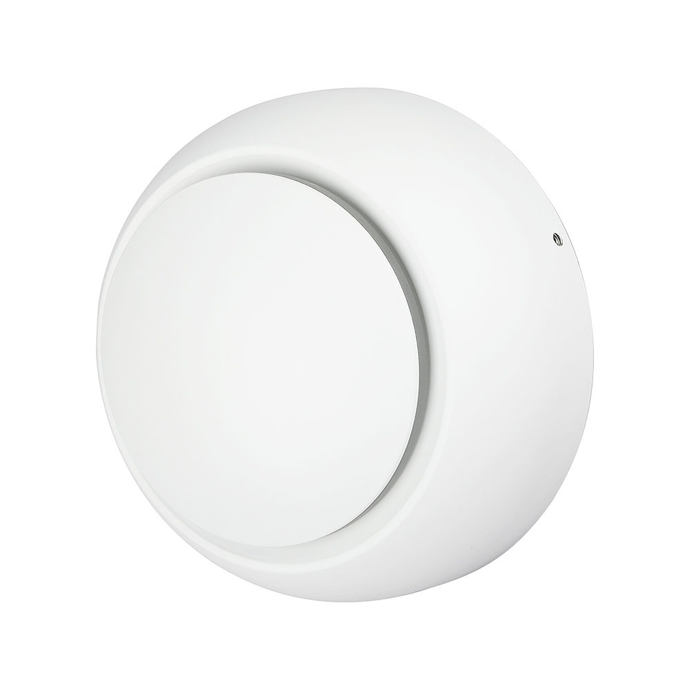 5W Lampada da parete Rotondo Corpo Bianco Rotatable IP20 Bianco naturale img 1