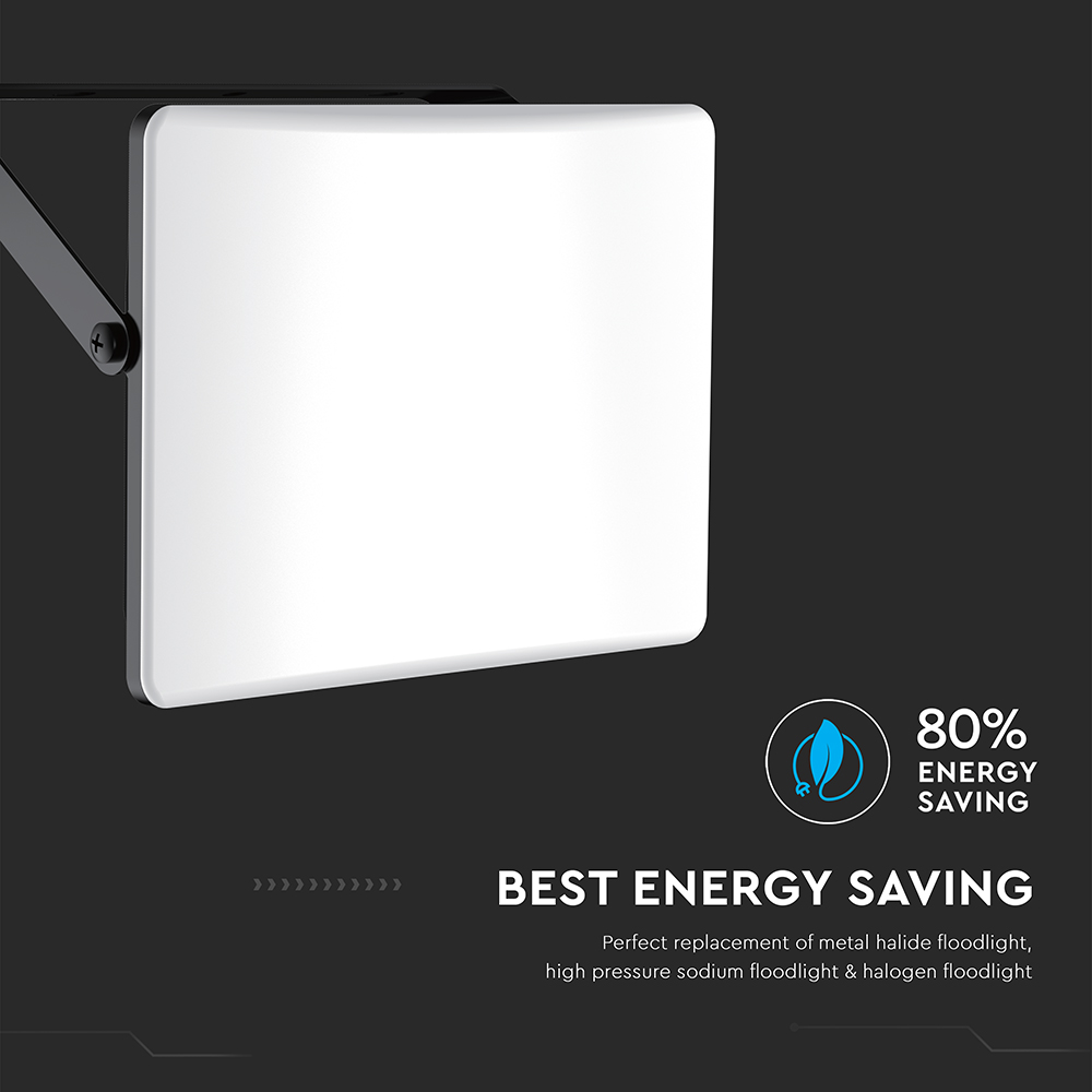 100W LED Floodlight With Milky PC Cover CCT 3IN1 img 1