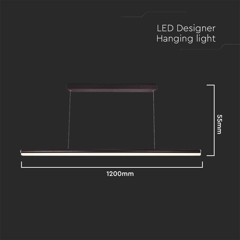  LED Lampada a sospensione di design Line Nera