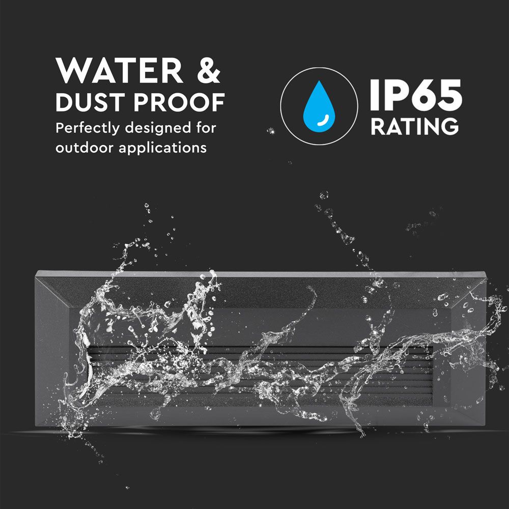 3W LED Step Black Body Round ?ectangular 3000K img 1