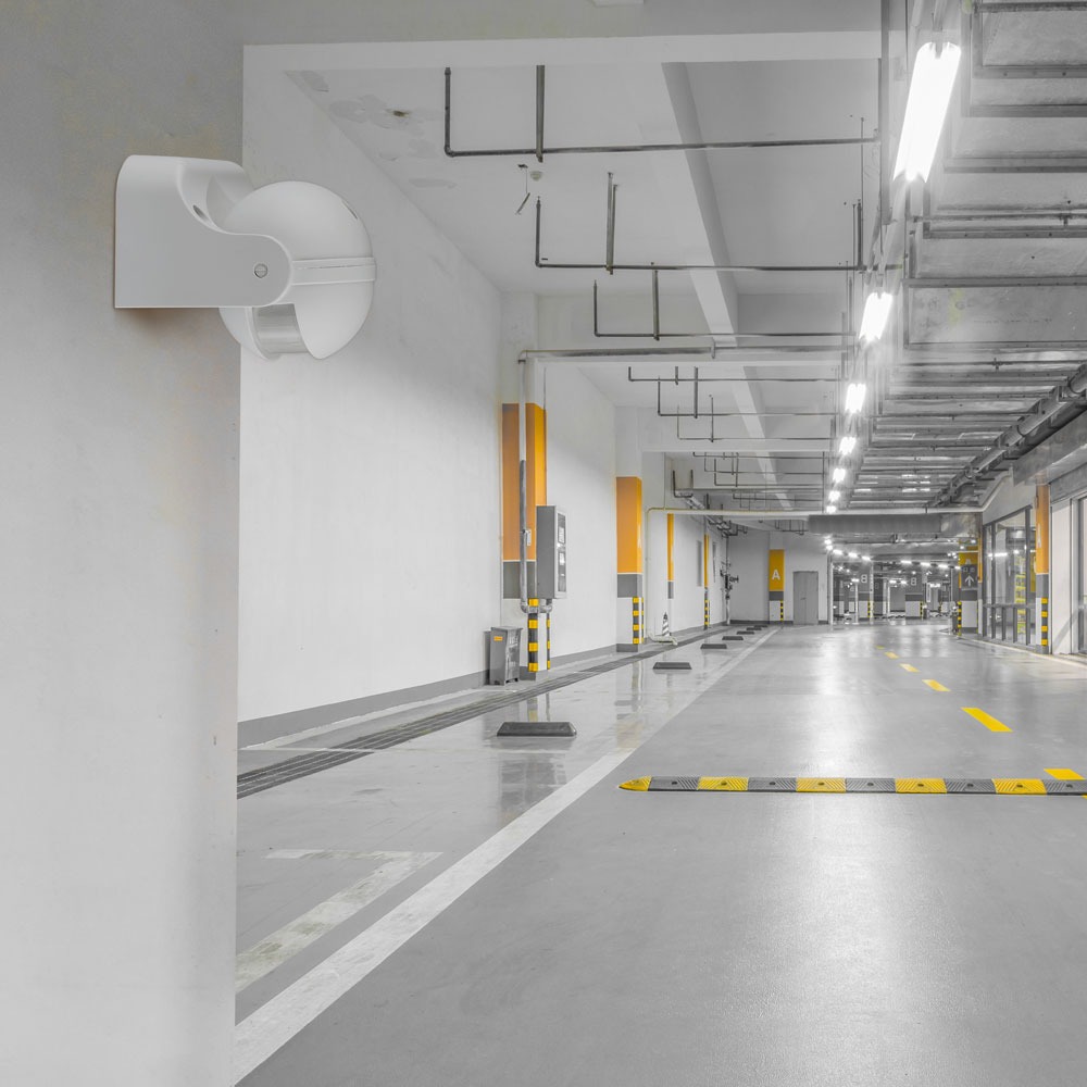 Sensore di movimento infrarosso bianco 180gradi