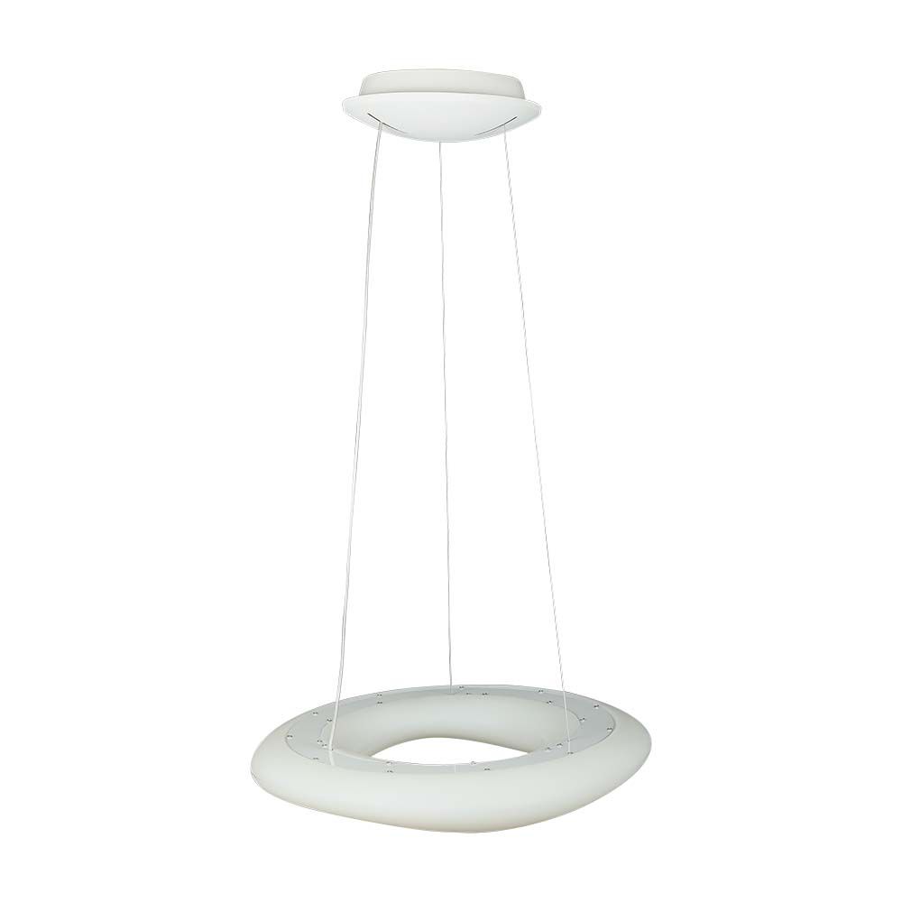 38W Pendant Round Color Changing D600*H2000 Dimmable White img 1