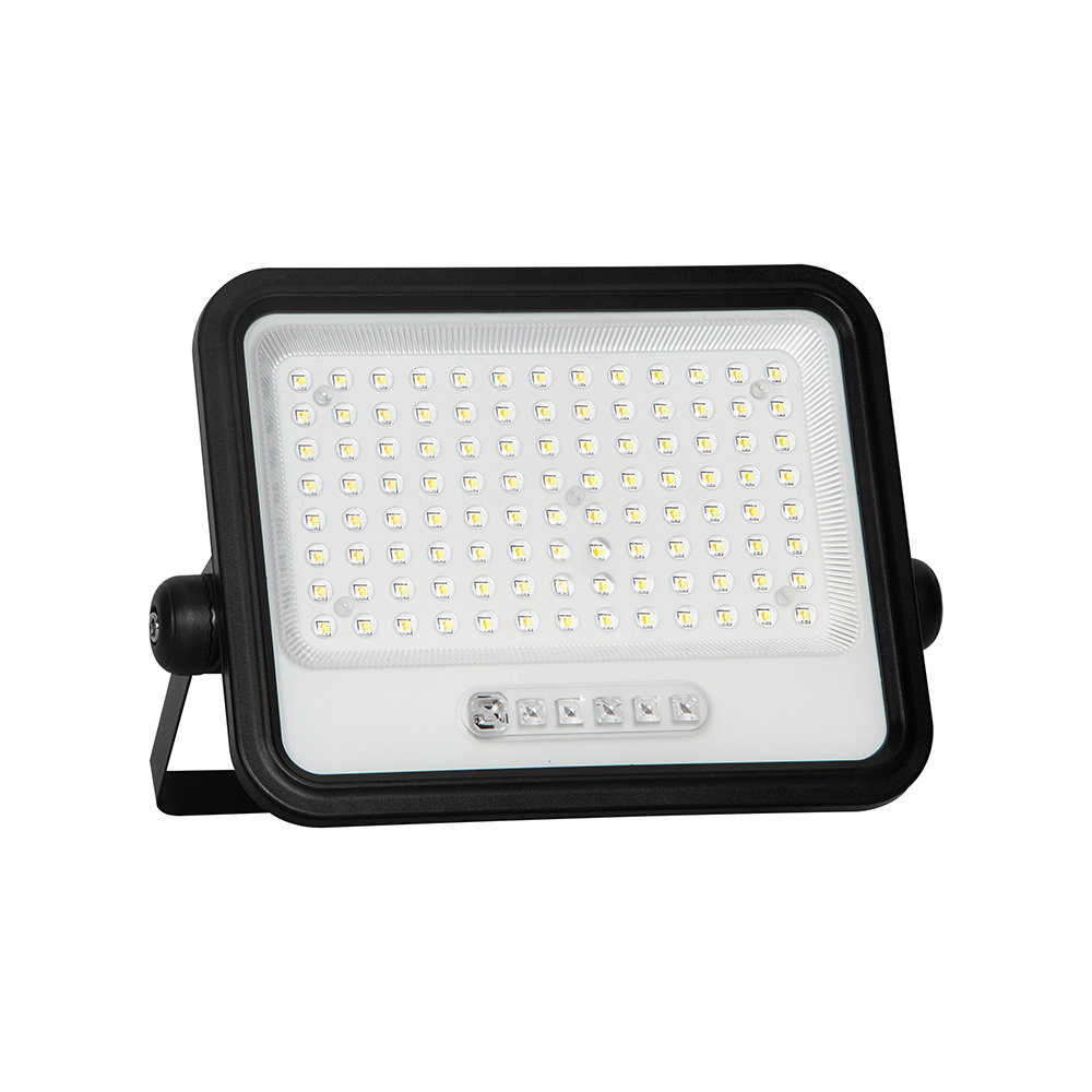 200W LED Solar Floodlight 2000K-8000K Black Body Battery Indicator img 2