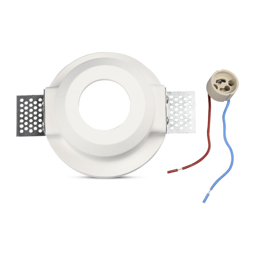 GU10 Corpo Faretto in gesso Vetro opaco Rotondo img 4