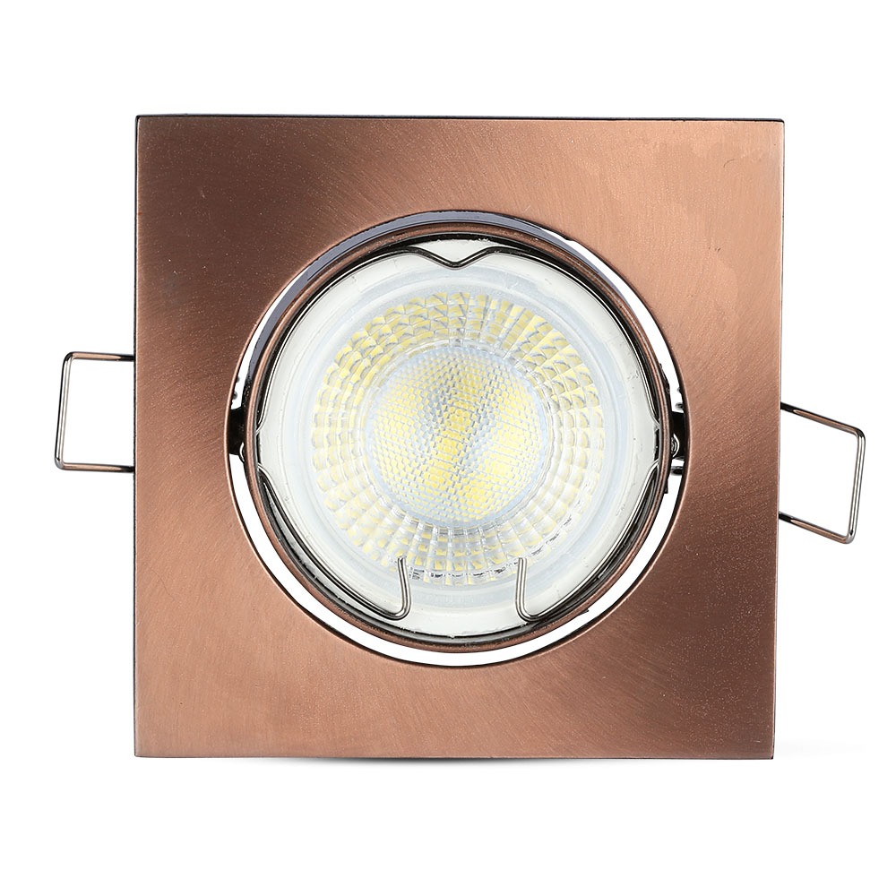 GU10 Fitting Quadrato mobile Bronze img 1