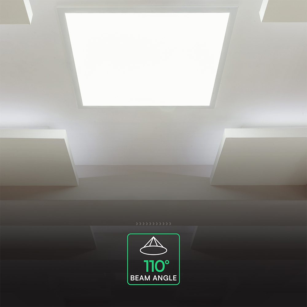 LED Panel 40W 600x600mm Backlit 120Lm/W 6500K 10PCS/SET img 2