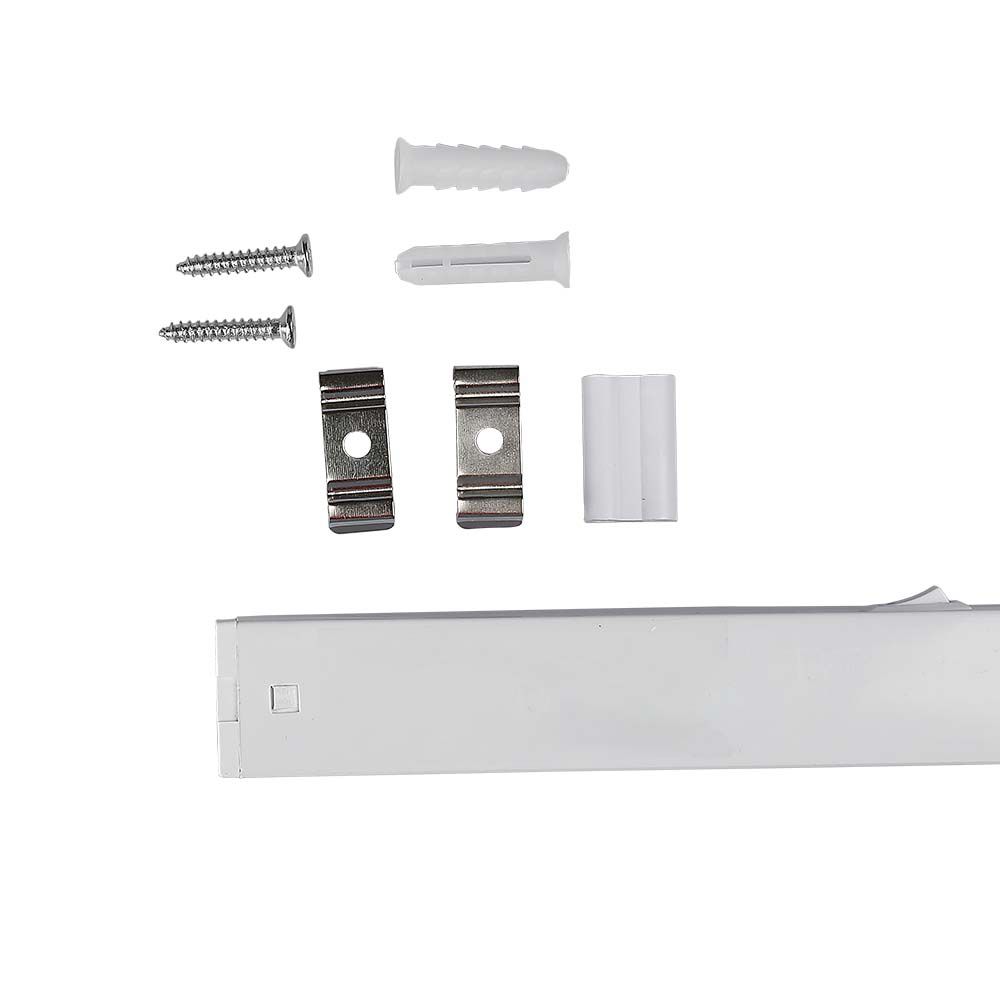 Plafoniera LED Chip Samsung Lineare 7W 60cm Raccordabile con Interruttore img 3