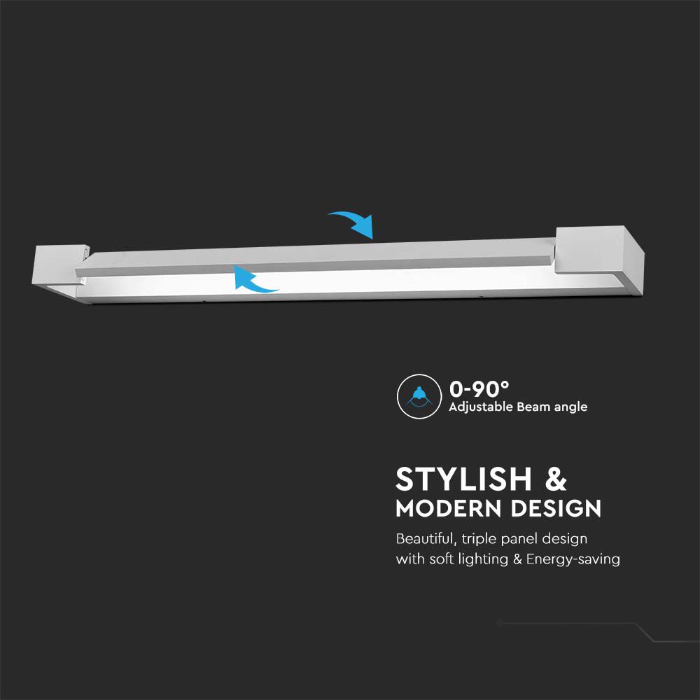 18W Wall Lamp White Boddy IP44 4000K img 1