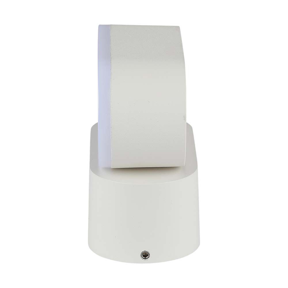 6W LED Wall Light White Body IP65 Movable 3000K img 3