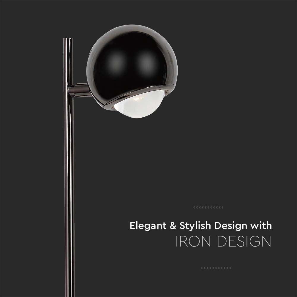 6W Led Table Lamp Black Body 3000K