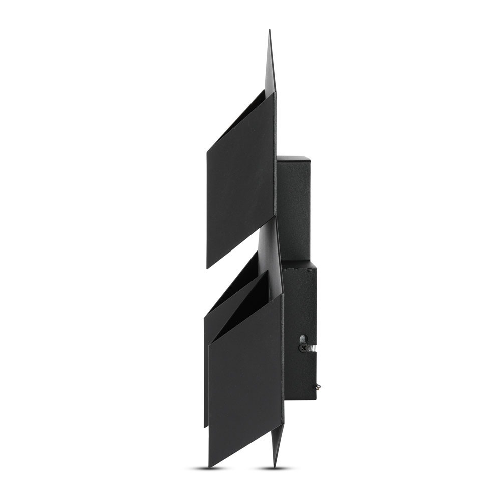 9W Lampada da muro Corpo Nero 3000K IP20 img 1