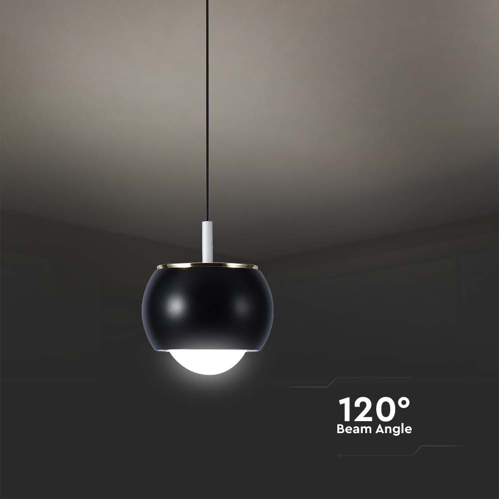 9W LED Designer Hanging Lamp (10*10*100CM) Black 3000K img 2
