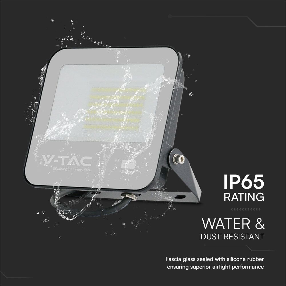 50W FaroSMD SAMSUNG CHIP 1m Wire Black Body Grey Frosted Glass 4000K img 3