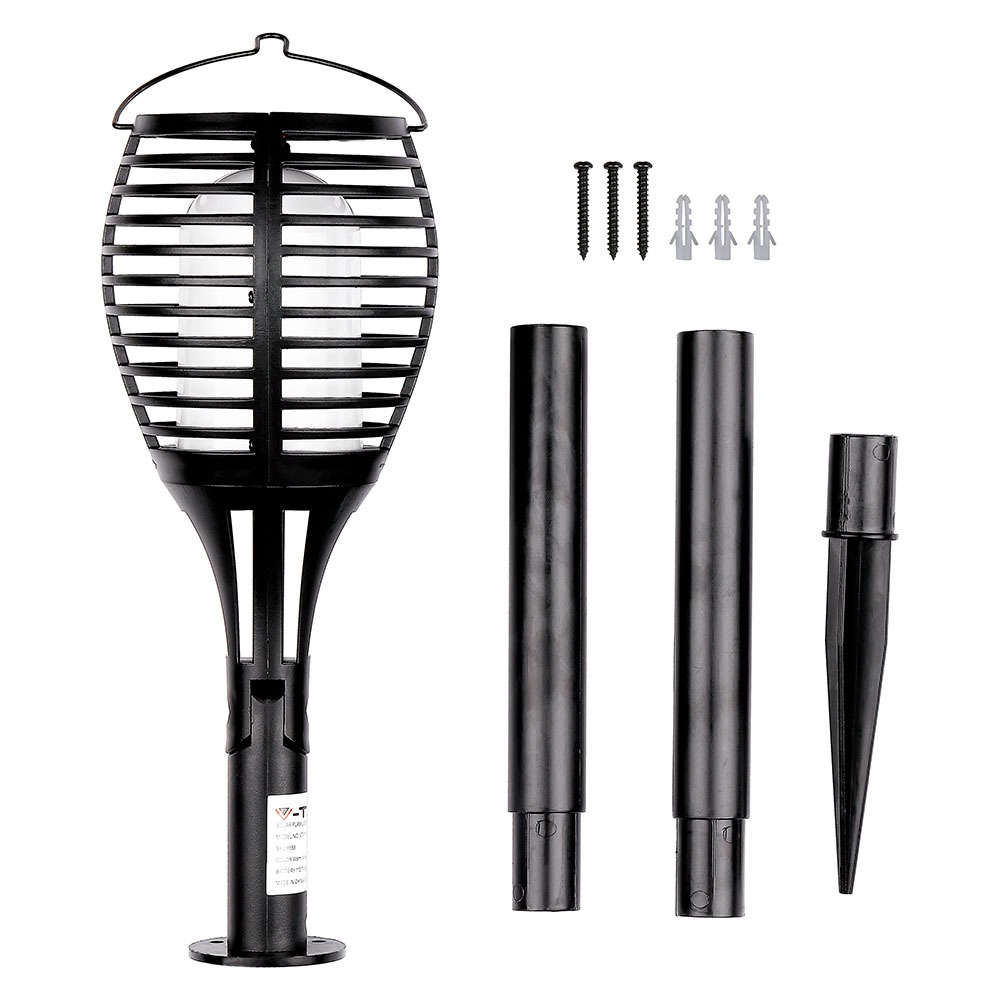 1W Luce A forma di palla LED solare Flame img 4