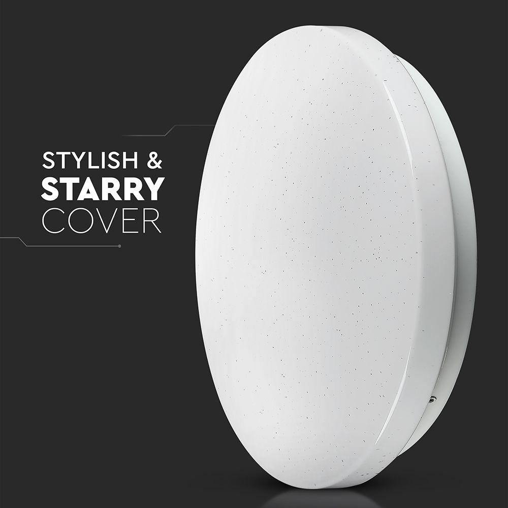 24W LED Dome Light Starry Cover Color Changing 3in1 img 2