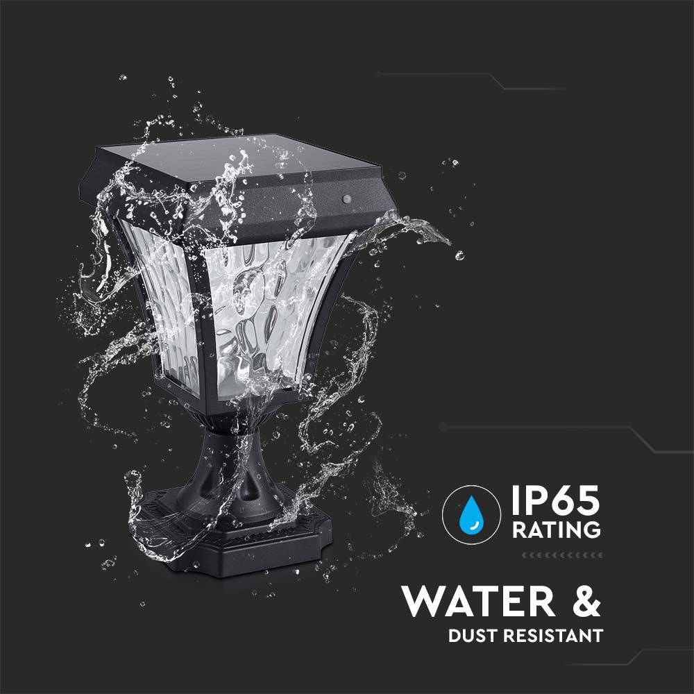 2W Solar Stand Lamp Black Body 3in1 IP44 img 3