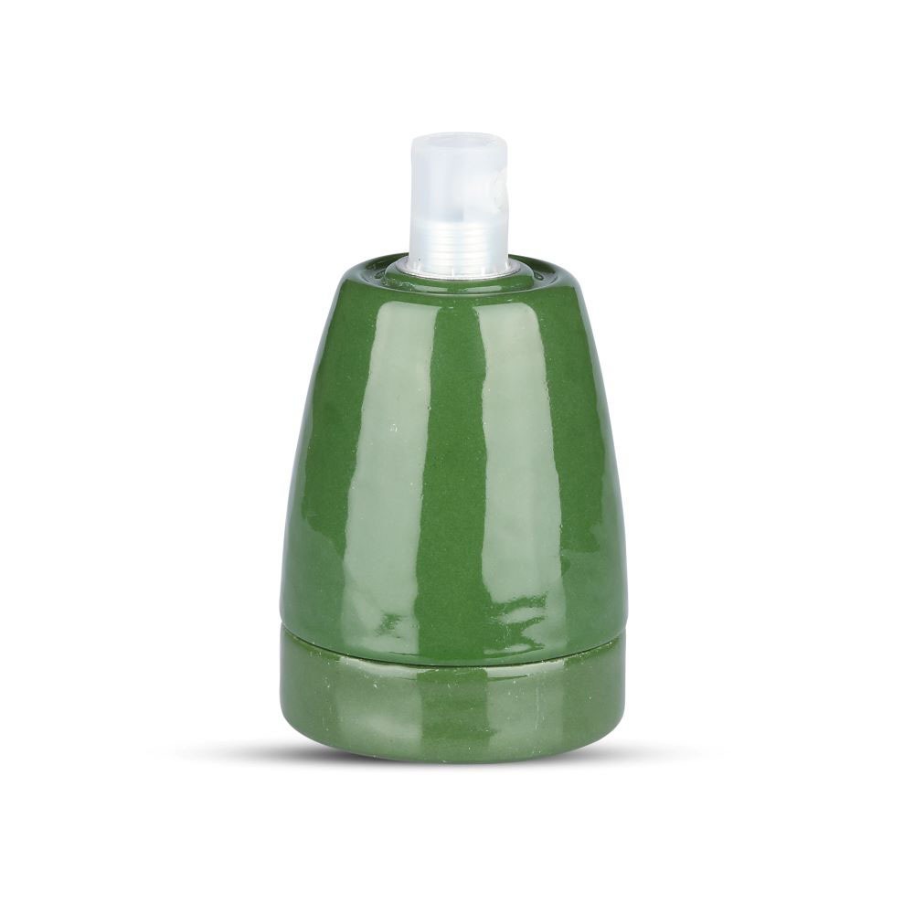 Portalamapda in Porcellana Verde