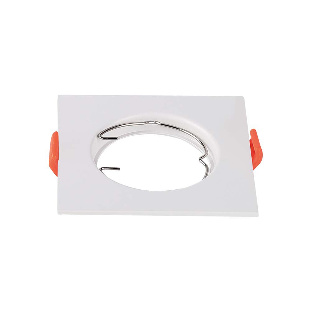 GU10 Fitting Square White 2pcs/pack