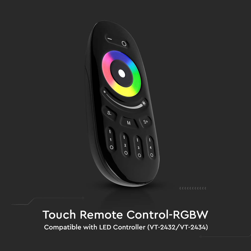 Touch Remote Control RGB + WBlack