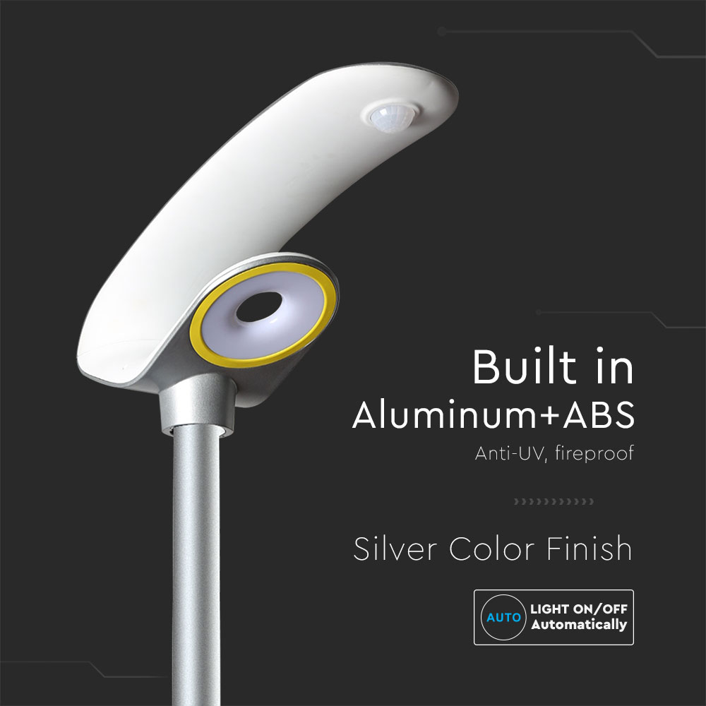 LED Solar Garden Light 20W Pir Sensor RF Control 4000K