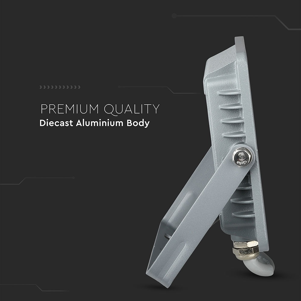 30W LED Proiettore SMD SAMSUNG Chip Corpo Grigio 3000K img 1