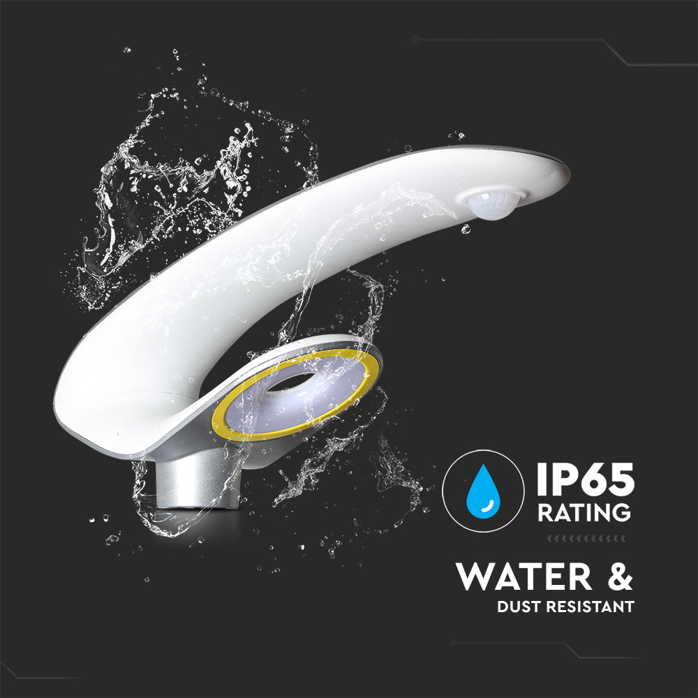 LED Solar Garden Light 20W Pir Sensor RF Control 4000K img 2