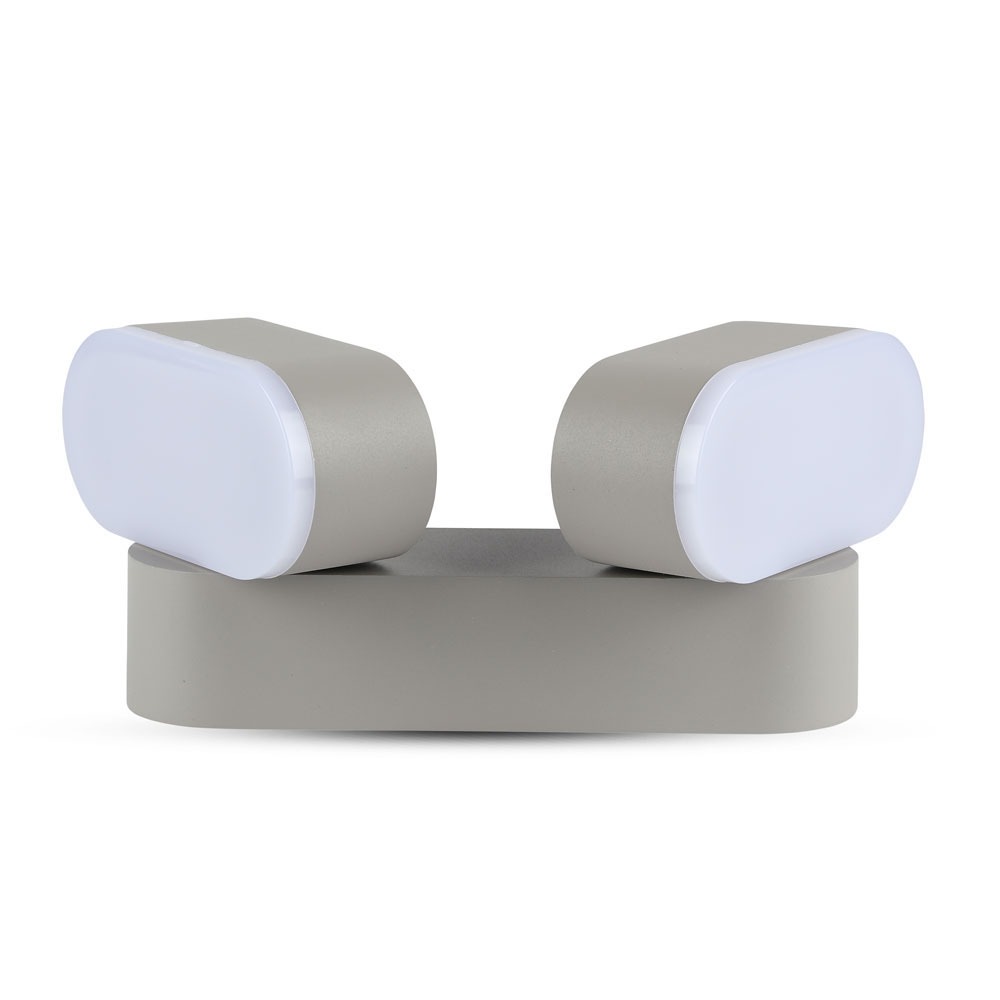 12W LED Wall Lamp Movable Corpo Grigio 3000K