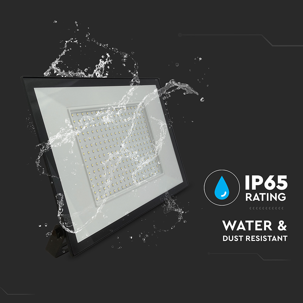 200W LED Floodlight 4000K Black Body img 1