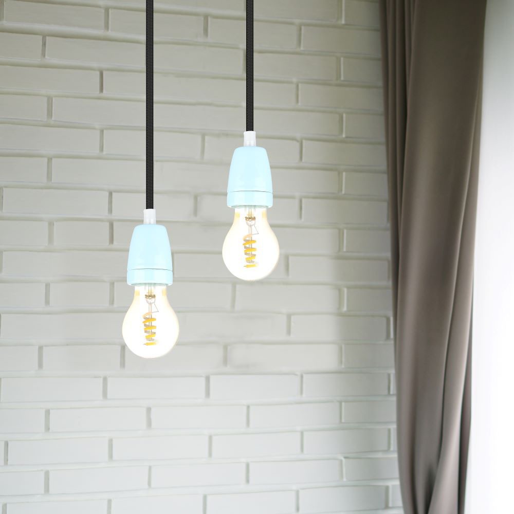 Portalamapda in Porcellana Blu img 2