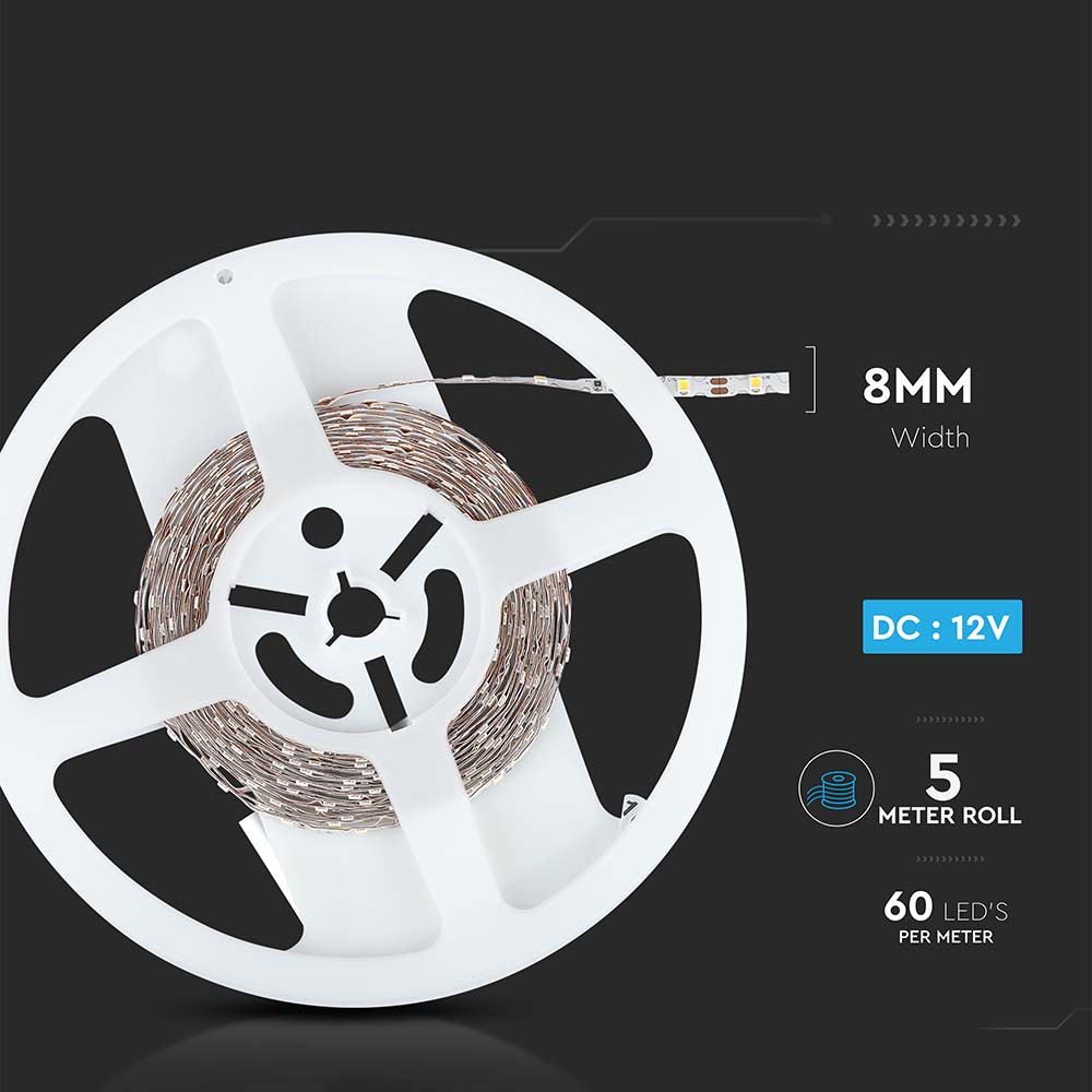 LED Strip 2835 60 Led 12V IP20 6400K img 5